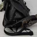 Rhinowalk 14L Bicycle Seat Bag, Waterproof Bike Bag, Mountain Road Bikes, Black, Adjustable Strap, Seat Mount