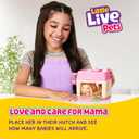 Little Live Pets Lil Baby Bunny Playset Pack, Mama Surprise Bunny Family Collection, Interactive Fold-Out Easter Baby Girl Gifts, Toy for Kids 5+