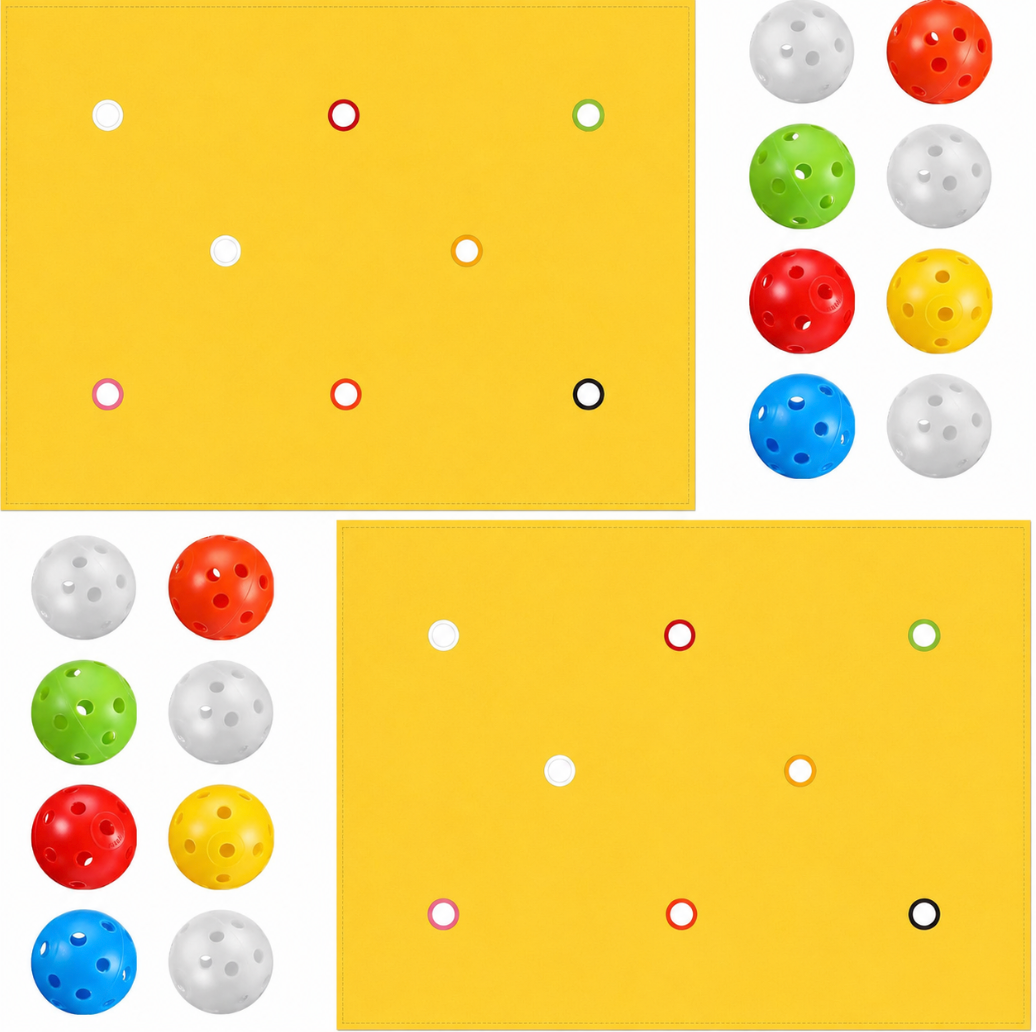 Tradder2set Hole Tarp Team Bul Teamwork Group Activities (yellow)