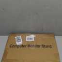 gianotter Desk Organizers and Accessories, 2-Tier Metal Monitor Stand Riser, Desk Organizer for Monitor, Office Desk Storage Organizer for Office Supplies (Black)