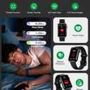 Smart Watch Fitness Tracker (Answer/Make Call), 24/7 Heart Rate Spo2 Blood Pressure Monitor Sleep Tracker, 114 Sports Modes Pedometer Calorie Step Tracker, Waterproof Activity Tracker for Women Men