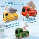 Hot Bee Train Set for Toddlers with Steam - Light Up & Sound Choo Choo Train, Electric Train Set for Toddlers 2-4, Magnetic Connection Train Toys, Birthday Gifts for Boys Girls 3 4 5 6