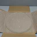 Microwave Plate Replacement 14 1/8 inch Fits DE74-20002B Samsung Microwave Turntable Plate - Exact Replacement Microwave Glass Plate - Durable Oven Dish Tray For Better Reheating and Cooking