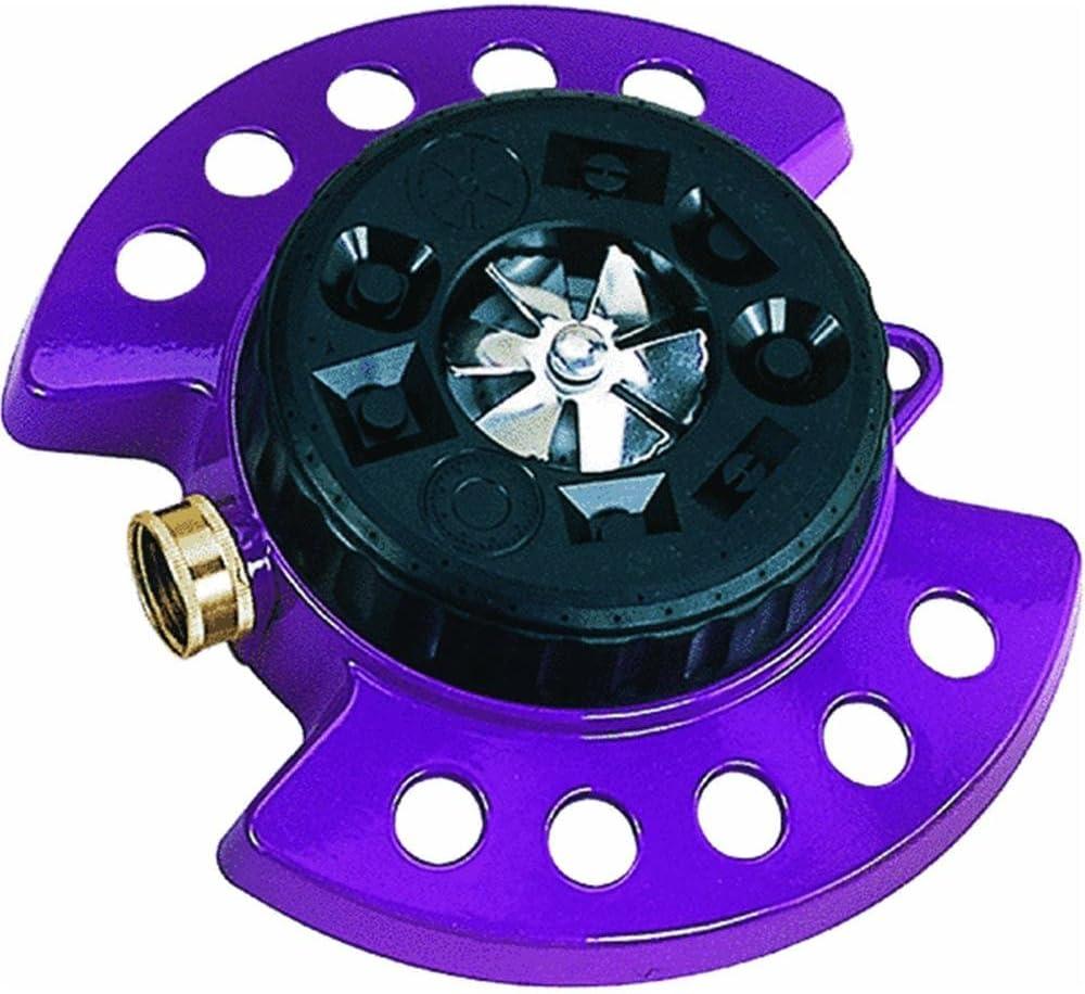 Dramm 15026 ColorStorm Turret 9-Pattern Sprinkler, Berry