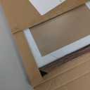 Rustic Walnut 11x11 Frame - Single Frame, 11 x 11 Poster Frame with Mat for 9x9, Picture Frames for Artwork, Puzzles, Photos and Movie Posters