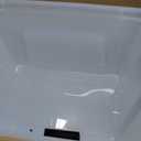 IRIS USA 54 Qt Stackable Plastic Storage Bins with Lids, 4 Pack - BPA-Free, Made in USA - See-Through Organizing Solution, Latches, Durable Nestable Containers, Secure Pull Handle - Clear