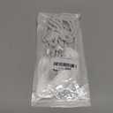 Fenghuangwu Magnetic Curtain Tiebacks 2 Pack Tassel Curtain Tieback Modern Handmade Tie Backs,Decorative Tassel Holdback for Draperies,Window Decor(White)