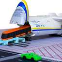 An-225 Aircraft Model, 1/200 Scale Ukrainian Transport Plane Model 16.7 Inches Length, with Openable Cargo Bay - Ideal Collection and Gift