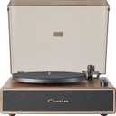 Crosley CR6046A-WAGL Stave 2-Speed Bluetooth Record Player Turntable with Built-in Speakers, Walnut