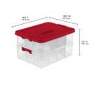 Sterilite 2 Layer Ornament Box