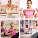 15PCS Pilates Ring and Ball Set -Home Pilates Kit with 14'' & 12'' Rings, 2 Pilates Ball and Ring Kit, Strap, Socks & 5-Level Resistance Bands, Essential Equipment Pilates Kit for Home Workouts