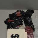 Zhanmai 6 Pcs Inflatable Gun Props Canvas Money Bag Pouch Set 1920s Party Decorations Money Bag with Drawstring Closure Party Prop Guns, Gangster Favors 20s Cosplay Theme Birthday Decoration