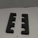 2 Pack Gun Rack for Gun Storage, Gun Safe Accessory for Rifles and Shotguns, Gun Holder in Gun Cabinet, Shotgun Rifle Rest, Foam Material with Magnetic Strip, Gifts for Hunters