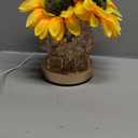 Birthday Gifts for Women,Sunflower Flower Touch Lamp,Rechargeable Cordless 3-Colour Dimming Small Night Light for Festival,Restaurant,Bedroom Housewarming Gifts for Mom (Yellow Sunflowers-MF)