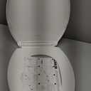 KOHLER K-4774-0 Brevia Elongated White Toilet Seat with Quick-Release Hinges And Quick-Attach Hardware For Easy Clean, White