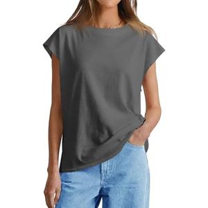 Cicy Bell Womens Summer Cap Sleeve Tank Tops Casual Crew Neck Tshirts Trendy Loose Fit Basic Tee Shirts XXL Cicy Bell Womens Summer Cap Sleeve Tank Tops Casual Crew Neck Tshirts Trendy Loose Fit Basic Tee Shirts XXL