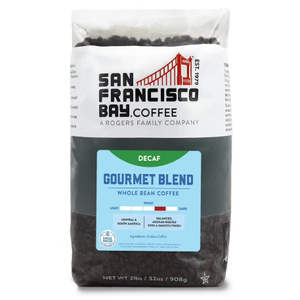 San Francisco Bay Whole Bean Coffee BSL1 - DECAF Gourmet Blend (2lb Bag), Medium Roast, Swiss Water Processed BB: 16 Apr 2026