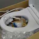 TOTO WASHLET C5 Electronic Bidet Toilet Seat with PREMIST and EWATER+ Wand Cleaning, Elongated, Cotton White - SW3084#01