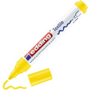 2 x edding Textile Marker - Yellow