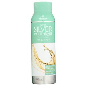 Elementa Nano Silver Winter Mint Scent Mouth Rinse, Fluoride Free, Alcohol Free, 20 Fluid Ounce (Pack of 1)