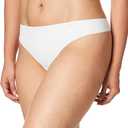 Calvin Klein Women's Invisibles Seamless Thong Panties, 3 Pack (White, )