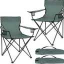 Joyfair Portable Camping Chair, Outdoor Lawn Folding Chairs for Adults, Heavy Duty Large Foldable Chairs for Beach, Fishing, Tailgating and More Outdoor Sport, Carry Bag & Cup Holder
