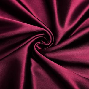 VACVELT Charmeuse Satin Fabric by The Yard, 60 Inch Wide Burgundy Satin Fabric Shiny & Soft Cloth Fabric, Silky Satin Fabric for Bridal Dress, Wedding Decorations, Crafts, Sewing, Draping (3 Yards)