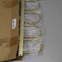 Wine Rack Wall Mounted for 8 Wine Bottles, Metal Wall Hanging Wine Holder Storage, Wine Organizer Shelf for Kitchen Dining Room Bar (Golden)