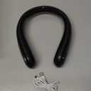 Portable Neck Fan,Hands Free Personal Wearable Bladeless Fan,6000mAh USB Rechargeable,360 Cooling,LED Display,4-Speeds,Birthday Gifts for Men Women Dad Mom,Fathers Day,Mothers Day Gifts (Black)