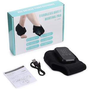 LEBHAR Rechargeable Electric Ankle Vibration Massage Joint Physiotherapy Instrument (Black)