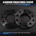 JiiinMiiin 5x4.5 5x4.75 Wheel Spacers,1/2"(12mm) Wheel Spacer Adapters 78.1mm Hub Bore for 1964-2014 Mustang 1991-2011 Ranger 1984-2001 Cherokee 1987-2006 Wrangler 1991-2012 Town Car 1992-2021 Camry
