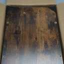 Tv Tray Table, 8-Level Adjustable Height Couch Side Table90 Tilt Angle Adjustments C-Shaped End Table, with Phone & Tablet Slot Sofa Computer Desk for Couch, Sofa, Bed, Chair, Living Room (Brown)