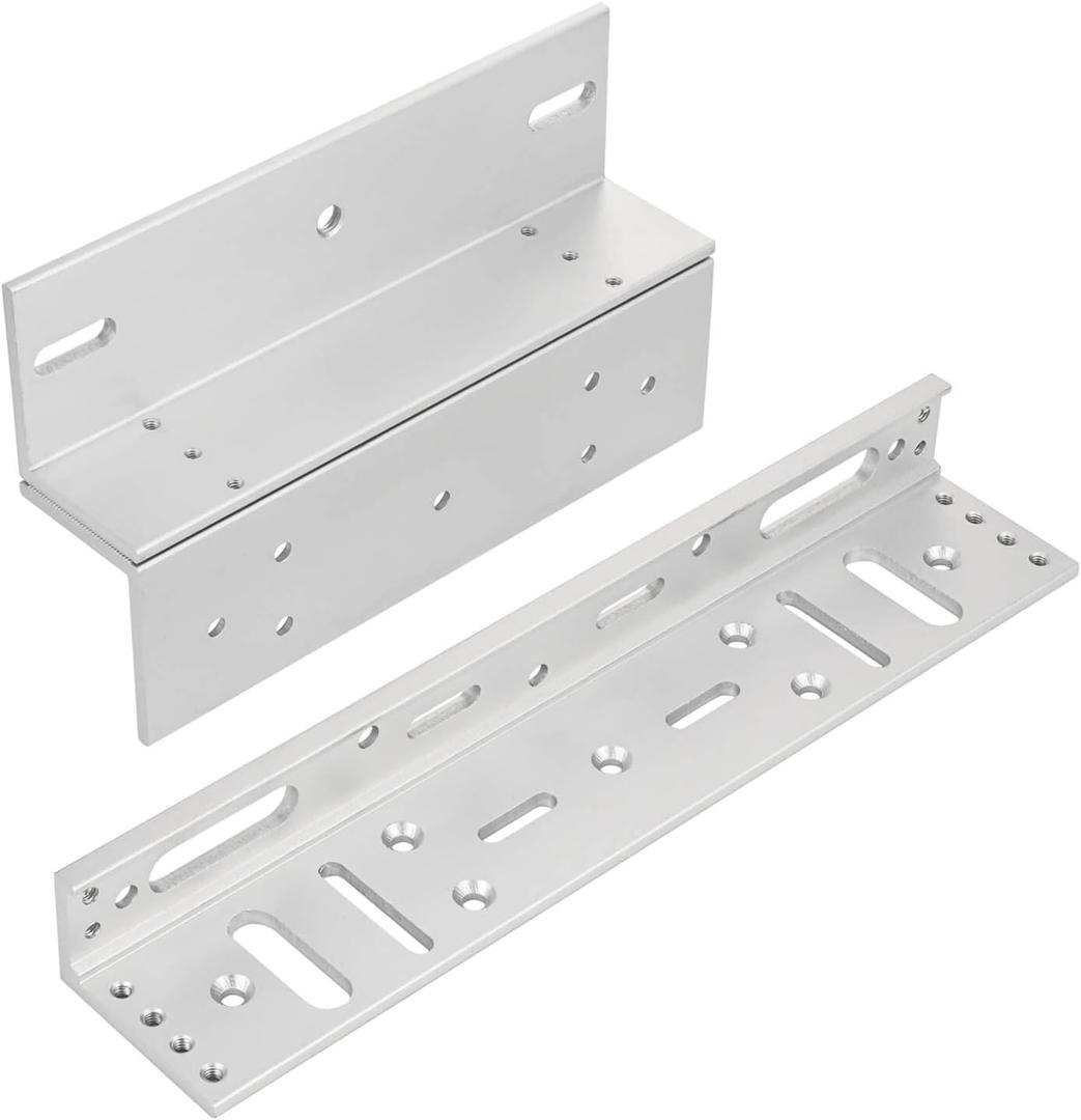 Z and L Bracket for 280KG 600LBS Holding Force Electromagnet Lock Single Door Access Control Electric Magnetic Door Lock