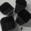 Bed Risers 8 Inch Heavy Duty, Furniture Risers for Bed Desk Table Sofa CouchOversized Bed Lifts Risers, Support up to 5000 Lbs(4 Pack Black) (Black 4 Pack)