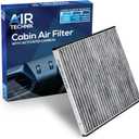 AirTechnik CF10132 Cabin Air Filter w/Activated Carbon | Fits Lexus ES330, GX470, RX350, RX400H, Toyota Avalon, Camry, Sienna, Solara - 87139-06030