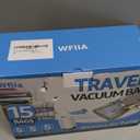 15 Packs Vacuum Bags for Travel with Rechargeable Pump, 3 Sizes Vacuum Seal Bags for Clothing, Compression Vacuum Travel Bags for Luggage, Vacuum Packing Bags for Closet Organization