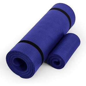 CAP Barbell 1/2-Inch High Density Exercise Yoga Mat with Strap | Multiple Options