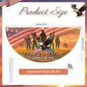 Mindsoft 4 Pcs Memorial Day Flags 1.5 x 3 ft Thank You Veteran Patriotic Flag Bunting Non Pleated Fan American Military Banner for 4th of July Yard 250th Anniversary Garden Outdoor Decor