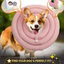 Soft Dog Cones, Recovery Dog Donut Collar After Surgery-Cone of Shame Alternative, Pet Elizabethan E-Collar Anti-Bite Lick Wound Healing Adjustable for Small Large Medium Dogs, 2XL