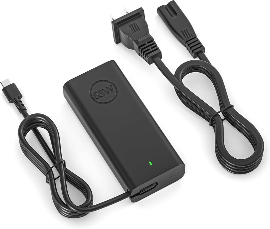 65W USB C Charger for Dell Pro 13 14 16 Plus,Pro 13 14 Premium,Latitude 5450 5540 5420 5430 5430,inspiron 2-in-1 7390 7306 Laptop Power Cord