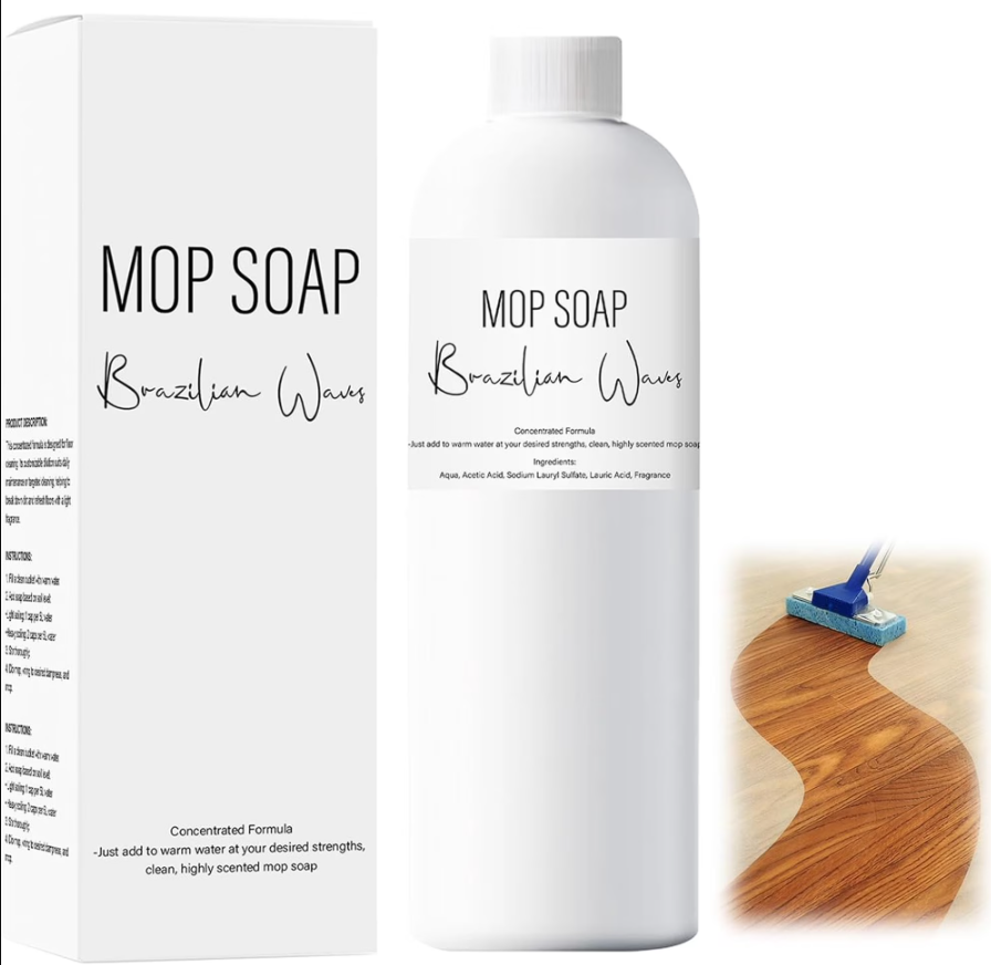 2025 New Brazilian Waves Mop Soap, Mop Soap For Floor Cleaning, Mop Soap Brazilian Wave, Multipurpose Mop Soap For Home Cleaning (120ML)