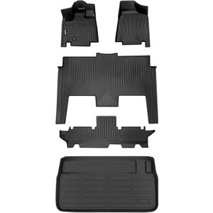 Binmotor-Floor Mats & Cargo Liner for Dodge Grand Caravan 2011-2021, 7 Passenger, All Weather Mats Grand Caravan Cargo Trunk Mat, Floor Liners Car Mats Accessories for Grand Caravan Binmotor-Floor Mats & Cargo Liner for Dodge Grand Caravan 2011-2021, 7 Passenger, All Weather Mats Grand Caravan Cargo Trunk Mat, Floor Liners Car Mats Accessories for Grand Caravan