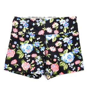 Art Class Kids Girl Floral Printed Bike Short,Multi, Medium
