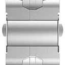 LDFAS Compatible for Fitbit Charge 5 Bands, Stainless Steel Metal Replacement Watch Women Men Strap Compatible for Fitbit Charge 5 Band, Silver