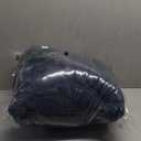 CozyLux King Size Comforter Set Navy Blue Seersucker 7 Pieces Bed in a Bag King Comforter Set with Sheets, Luxury Bedding Set with Down Alternative Comforter, Sheets, Pillowcases & Shams All Seasons