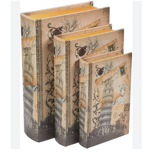 Juvale 3 Piece Book Box Set
