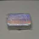 LAMU Travel Jewelry Box, Portable Jewelry Organizers and Stroage, Glowing Rainbow Small Jewelry Case for Earrings Rings Necklaces, Travel Jewelry Case for Girl as Wedding, Valentines Day Gifts, Silver