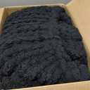 L'AGRATY Chunky Knit Blanket Throw: Soft Chenille Yarn Throw Blanket 50x60 - Handmade Thick Cable Crochet Blanket - Large Chunky Rope Throw Blanket for Couch Sofa Bed Home Decor(Black)
