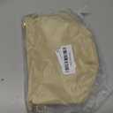 WADORN Purse Organizer Insert, Nylon Tote Bag Organizer with Zipper, Inside Liner Shaper for Women's Bag, Apricot, 5.4x7.4 Inch Apricot