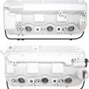 Aluminum Valve Covers Compatible with 2010-2012 Honda Crosstour 2008-2012 Honda Accord 2012-2014 Acura TL 3.5L V6 Replace# 12310R70A00 12320R70A00